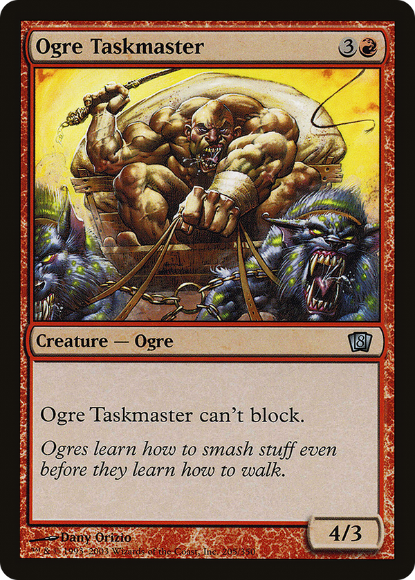 Ogre Taskmaster (8ED-205) - 8th Edition