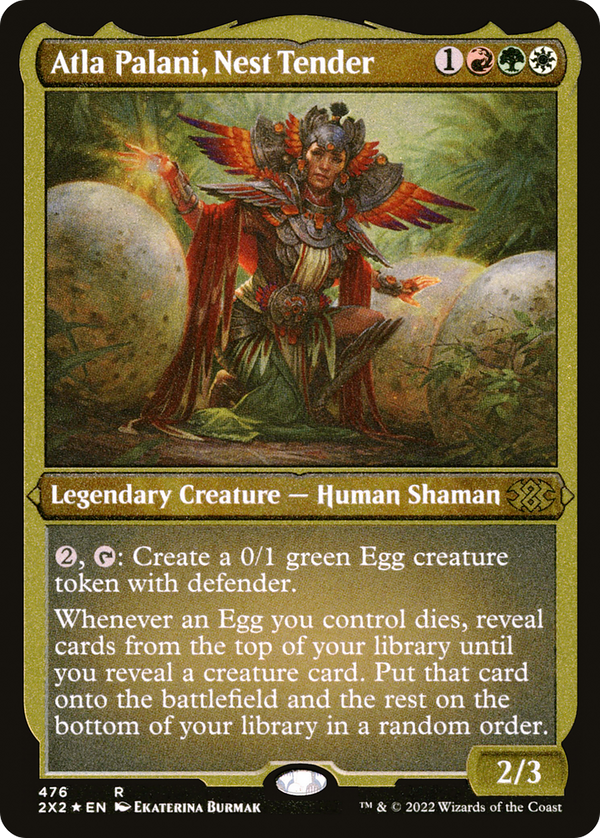 Atla Palani, Nest Tender (Foil Etched) (2X2-476) - Double Masters 2022 Foil