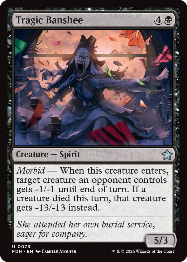 Tragic Banshee (FDN-073) - Foundations Foil