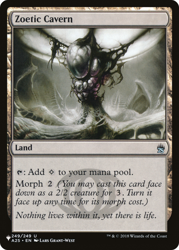 Zoetic Cavern (LIST-A25-249) - The List