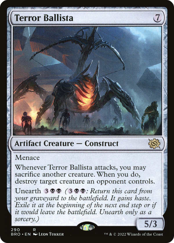 Terror Ballista (BRO-290) - The Brothers' War Foil