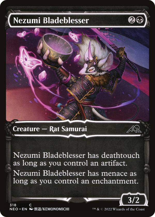 Nezumi Bladeblesser (Showcase) (NEO-318) - Kamigawa: Neon Dynasty: (Showcase)