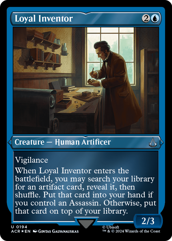 Loyal Inventor (Foil Etched) (ACR-194) - Assassin's Creed Foil