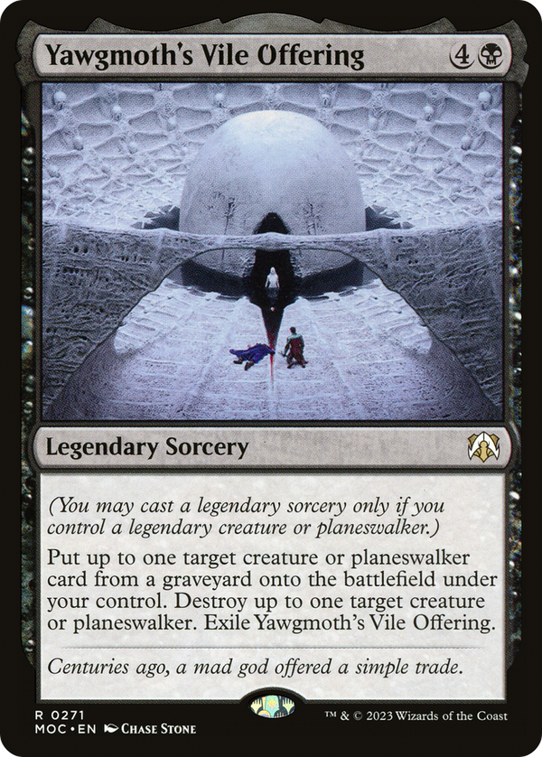 Yawgmoth's Vile Offering (MOC-271) - March of the Machine Commander