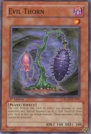 Evil Thorn (RGBT-EN009) - Raging Battle 1st Edition