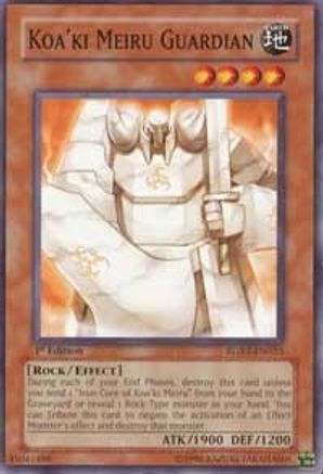 Koa'ki Meiru Guardian (RGBT-EN023) - Raging Battle 1st Edition