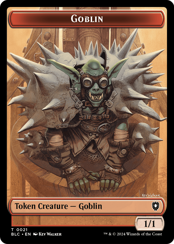 Goblin (TBLC-021) - Bloomburrow Commander Tokens