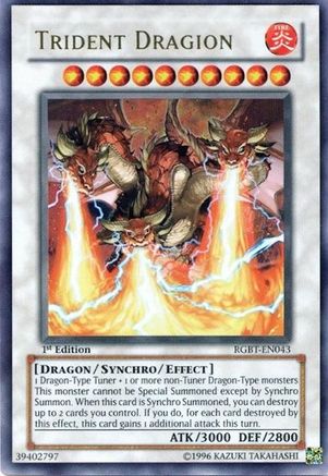 Trident Dragion (RGBT-EN043) - Raging Battle 1st Edition