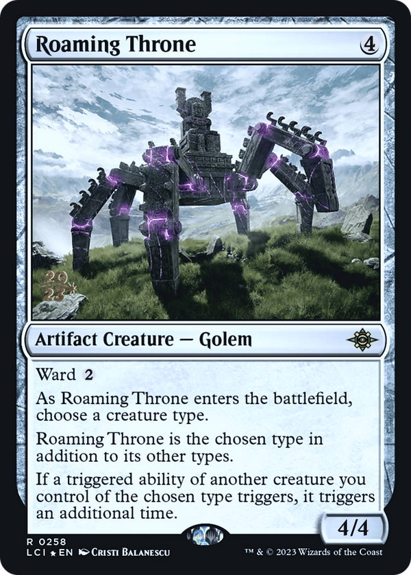 Roaming Throne (PRE-258) - The Lost Caverns of Ixalan Promos Foil