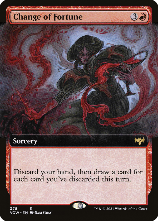 Change of Fortune (Extended Art) (VOW-375) - Innistrad: Crimson Vow: (Extended Art)