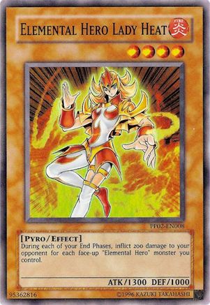 Elemental Hero Lady Heat (PP02-EN008) - Premium Pack 2 Unlimited