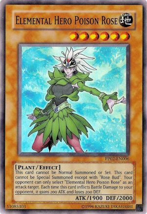 Elemental Hero Poison Rose (PP02-EN006) - Premium Pack 2 Unlimited