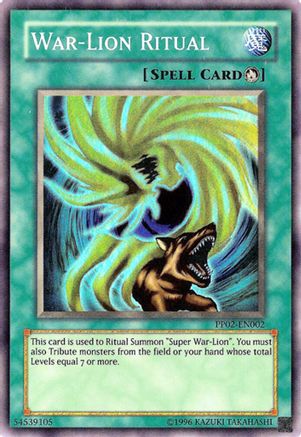 War-Lion Ritual (PP02-EN002) - Premium Pack 2 Unlimited