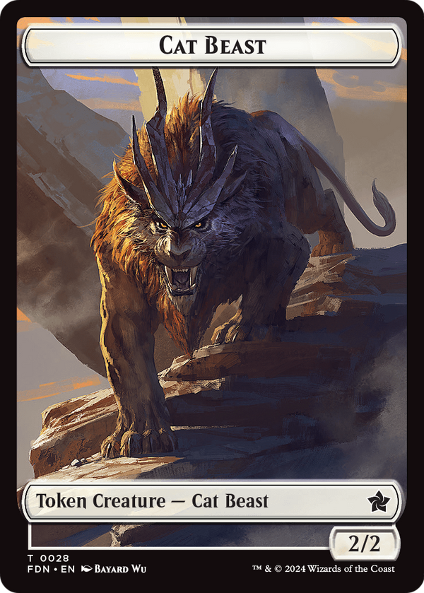 Cat Beast (TFDN-028) - Foundations Tokens
