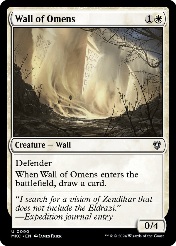 Wall of Omens (MKC-090) - Murders at Karlov Manor Commander