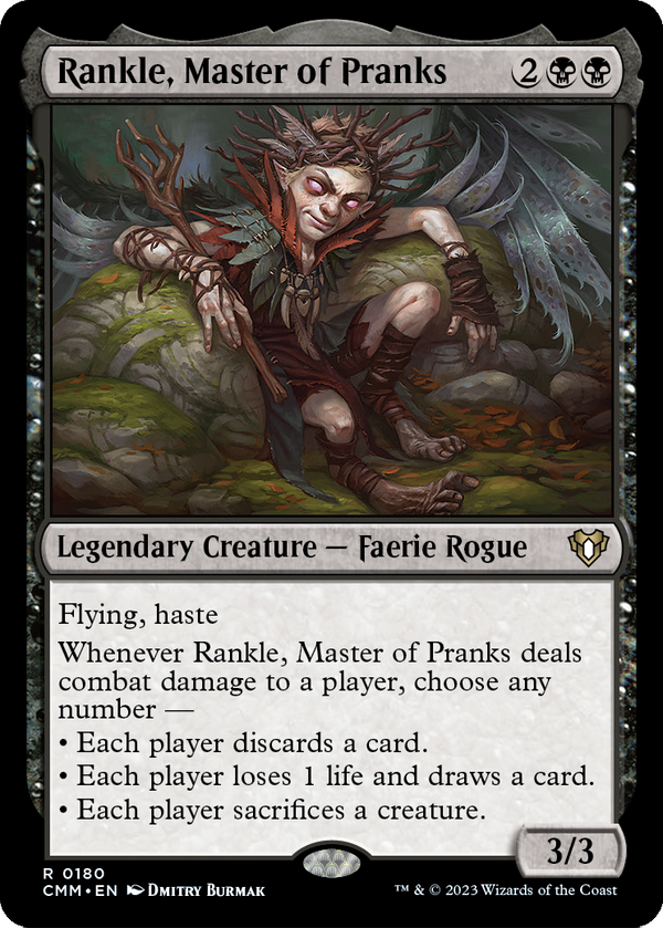 Rankle, Master of Pranks (CMM-180) - Commander Masters