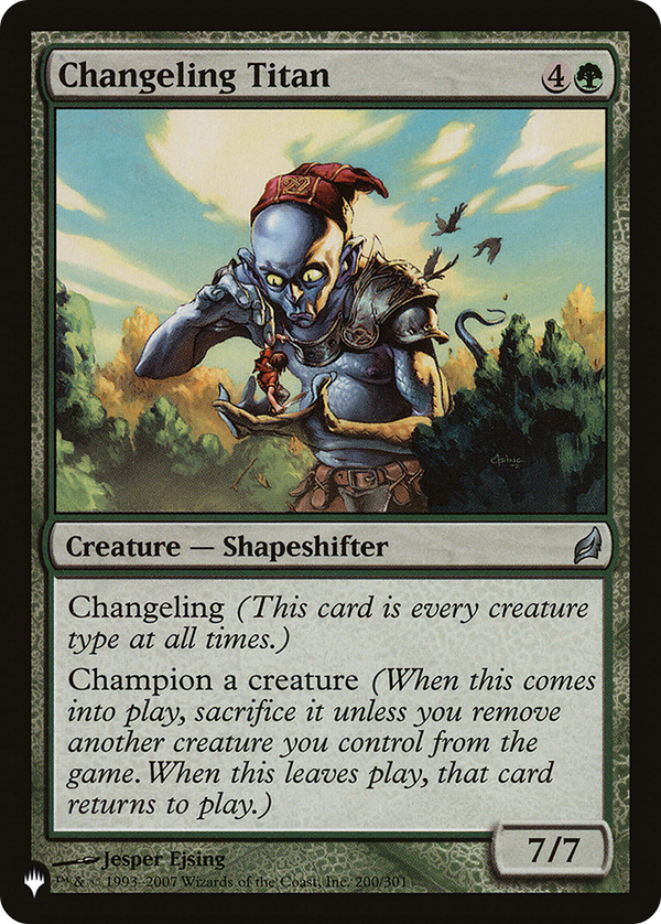 Changeling Titan (LIST-LRW-200) - The List
