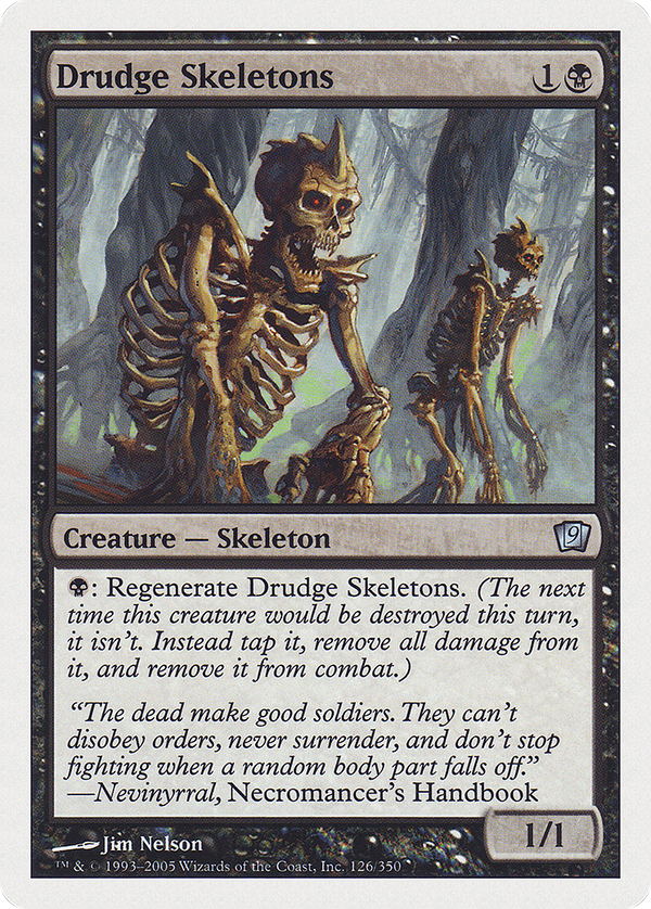 Drudge Skeletons (9ED-126) - 9th Edition Foil