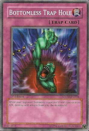Bottomless Trap Hole (SDZW-EN034) - Structure Deck: Zombie World 1st Edition