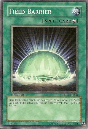 Field Barrier (SDZW-EN028) - Structure Deck: Zombie World 1st Edition