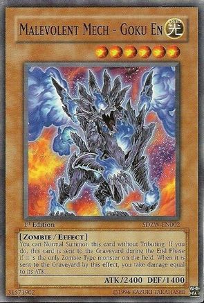Malevolent Mech - Goku En (SDZW-EN002) - Structure Deck: Zombie World 1st Edition