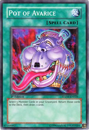 Pot of Avarice (SDZW-EN026) - Structure Deck: Zombie World 1st Edition