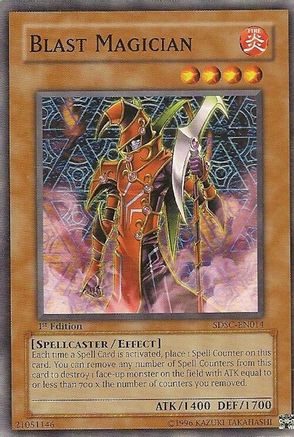 Blast Magician (SDSC-EN014) - Structure Deck: Spellcaster's Command Unlimited