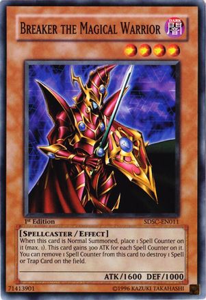 Breaker the Magical Warrior (SDSC-EN011) - Structure Deck: Spellcaster's Command 1st Edition