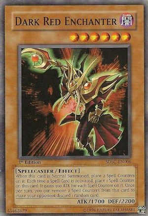 Dark Red Enchanter (SDSC-EN006) - Structure Deck: Spellcaster's Command 1st Edition