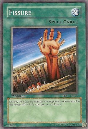 Fissure (SDSC-EN025) - Structure Deck: Spellcaster's Command Unlimited
