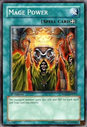 Mage Power (SDSC-EN027) - Structure Deck: Spellcaster's Command 1st Edition