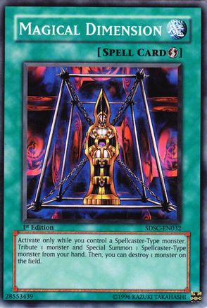 Magical Dimension (SDSC-EN032) - Structure Deck: Spellcaster's Command 1st Edition