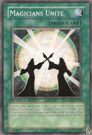 Magicians Unite (SDSC-EN021) - Structure Deck: Spellcaster's Command Unlimited