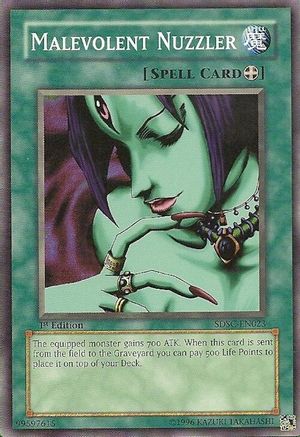 Malevolent Nuzzler (SDSC-EN023) - Structure Deck: Spellcaster's Command 1st Edition
