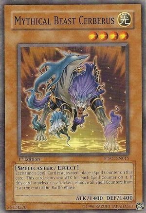Mythical Beast Cerberus (SDSC-EN015) - Structure Deck: Spellcaster's Command Unlimited
