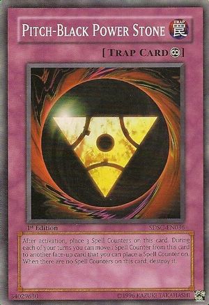 Pitch-Black Power Stone (SDSC-EN036) - Structure Deck: Spellcaster's Command 1st Edition