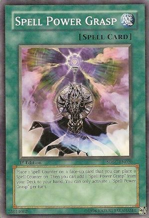 Spell Power Grasp (SDSC-EN020) - Structure Deck: Spellcaster's Command Unlimited
