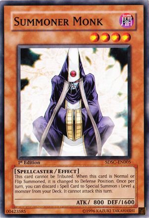 Summoner Monk (SDSC-EN005) - Structure Deck: Spellcaster's Command 1st Edition