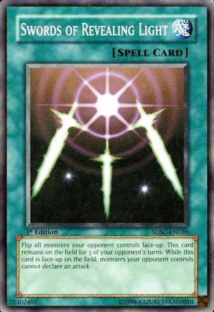 Swords of Revealing Light (SDSC-EN026) - Structure Deck: Spellcaster's Command 1st Edition