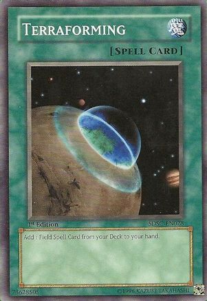 Terraforming (SDSC-EN028) - Structure Deck: Spellcaster's Command Unlimited