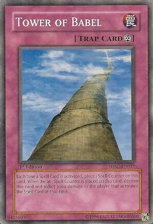 Tower of Babel (SDSC-EN037) - Structure Deck: Spellcaster's Command Unlimited
