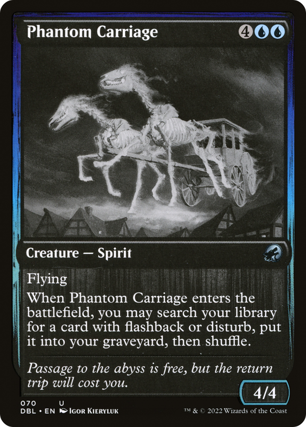 Phantom Carriage (DBL-070) - Innistrad: Double Feature Foil