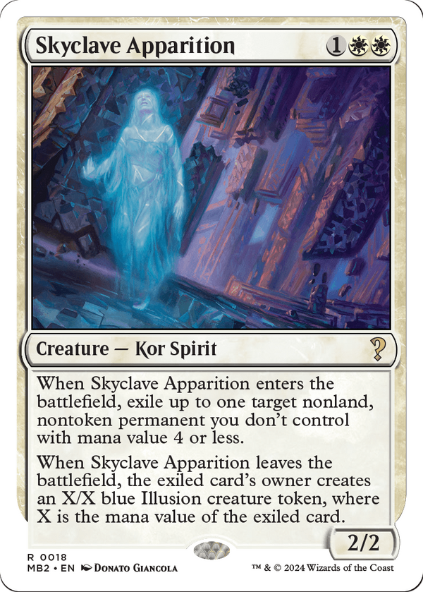 Skyclave Apparition (White Border) (MB2-018) - Mystery Booster 2