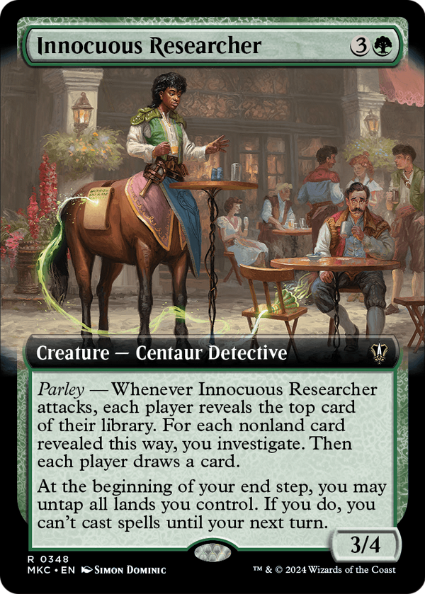 Innocuous Researcher (Extended Art) (MKC-348) - Murders at Karlov Manor Commander: (Extended Art)