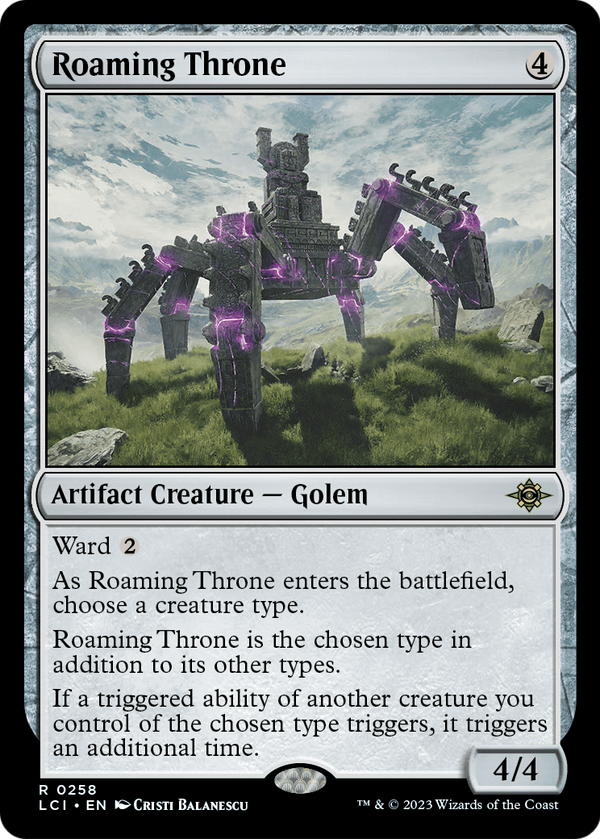 Roaming Throne (LCI-258) - The Lost Caverns of Ixalan Foil