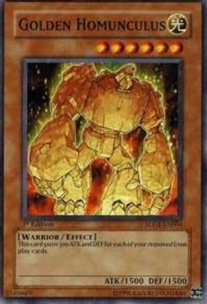 Golden Homunculus (SDDE-EN004) - Structure Deck: The Dark Emperor 1st Edition