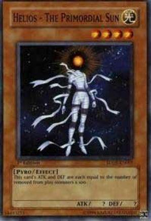 Helios - The Primordial Sun (SDDE-EN005) - Structure Deck: The Dark Emperor 1st Edition