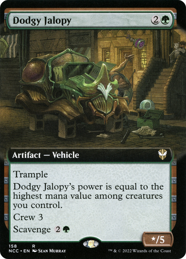 Dodgy Jalopy (Extended Art) (NCC-158) - New Capenna Commander: (Extended Art)
