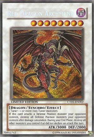 Red Dragon Archfiend (CT05-EN002) - 2008 Collectors Tin Limited