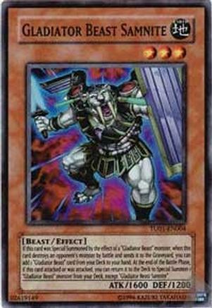 Gladiator Beast Samnite (TU01-EN004) - Turbo Pack Booster One Pack Unlimited